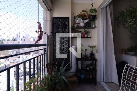 Sacada de apartamento à venda com 3 quartos, 88m² em Vila Bastos, Santo André