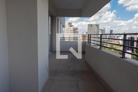Varanda da sala de apartamento à venda com 2 quartos, 61m² em Butantã, São Paulo