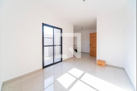 Sala de apartamento à venda com 2 quartos, 57m² em Vila Homero Thon, Santo André