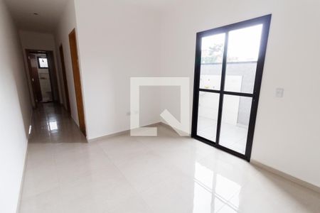 Sala de apartamento à venda com 2 quartos, 57m² em Vila Homero Thon, Santo André