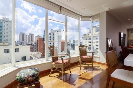 Sala de apartamento à venda com 3 quartos, 236m² em Campo Belo, São Paulo