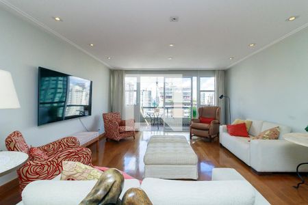 Sala de apartamento à venda com 3 quartos, 236m² em Campo Belo, São Paulo