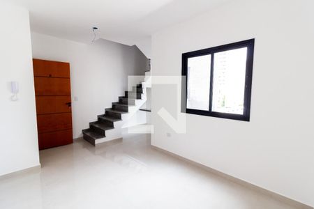 Sala de apartamento à venda com 2 quartos, 86m² em Vila Homero Thon, Santo André
