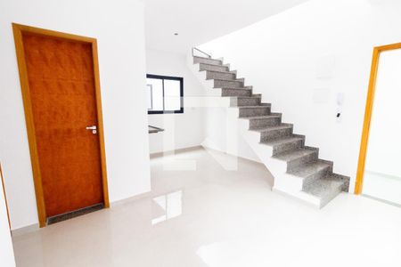 Sala de apartamento à venda com 2 quartos, 83m² em Vila Homero Thon, Santo André