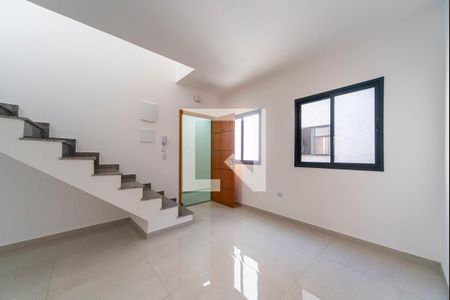 Sala de apartamento à venda com 2 quartos, 83m² em Vila Homero Thon, Santo André