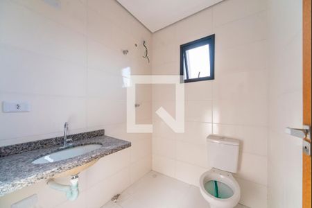 Banheiro  de apartamento à venda com 2 quartos, 94m² em Vila Homero Thon, Santo André