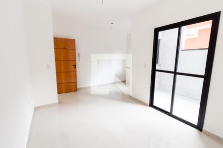 Sala de apartamento à venda com 2 quartos, 62m² em Vila Homero Thon, Santo André
