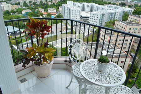 Varanda da Sala de apartamento para alugar com 3 quartos, 164m² em Pechincha, Rio de Janeiro