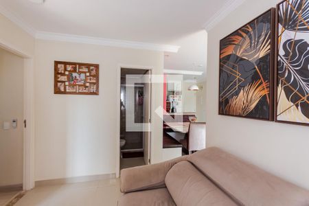 Sala de TV de apartamento à venda com 3 quartos, 61m² em Vila Curuca, Santo André