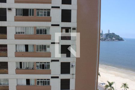 Vista da Sala de apartamento para alugar com 1 quarto, 54m² em Centro, São Vicente