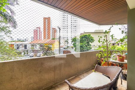 Varanda de apartamento à venda com 3 quartos, 220m² em Campo Belo, São Paulo