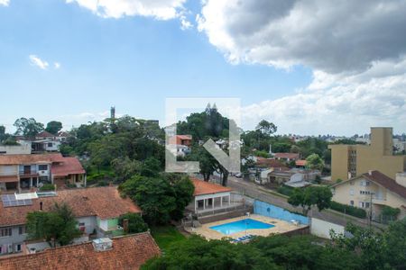 Sala vista de apartamento à venda com 3 quartos, 616770m² em Santo Antônio, Porto Alegre