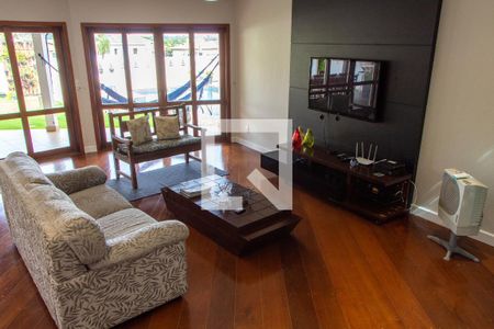 SALA de casa de condomínio à venda com 4 quartos, 422m² em Loteamento Alphaville Campinas, Campinas