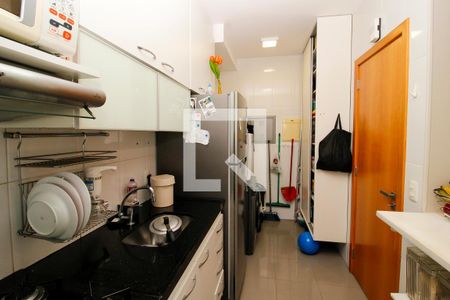 Cozinha de apartamento à venda com 2 quartos, 70m² em Vale do Sereno, Nova Lima