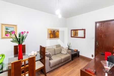 Sala  de apartamento à venda com 3 quartos, 95m² em Colégio Batista, Belo Horizonte