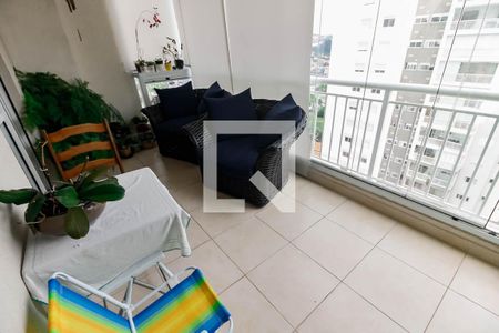 Varanda da Sala de apartamento à venda com 3 quartos, 111m² em Jardim Vazani, São Paulo