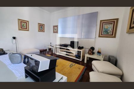 Sala de TV de apartamento para alugar com 5 quartos, 350m² em Boqueirão, Santos