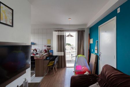 Sala e Cozinha Integrada de apartamento à venda com 2 quartos, 40m² em Vila Campanela, São Paulo