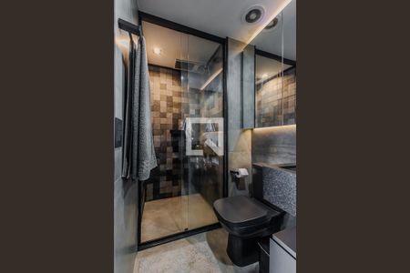 Banheiro da Suíte de apartamento à venda com 1 quarto, 30m² em Sumaré, São Paulo