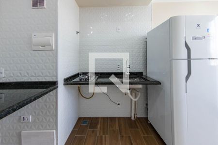 Cozinha  de apartamento à venda com 1 quarto, 24m² em Vila Prudente, São Paulo
