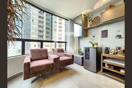 Varanda Sala de apartamento à venda com 4 quartos, 130m² em Buritis, Belo Horizonte