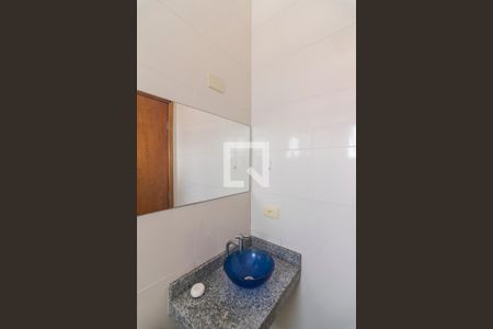 Banheiro da Suite de apartamento à venda com 3 quartos, 104m² em Vila Vitória, Santo André
