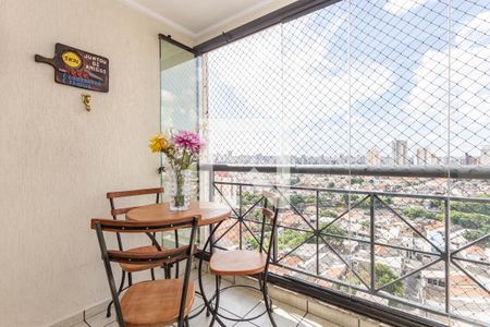 Varanda de apartamento à venda com 2 quartos, 54m² em Vila Santo Estéfano, São Paulo