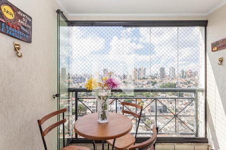 Varanda de apartamento à venda com 2 quartos, 54m² em Vila Santo Estéfano, São Paulo
