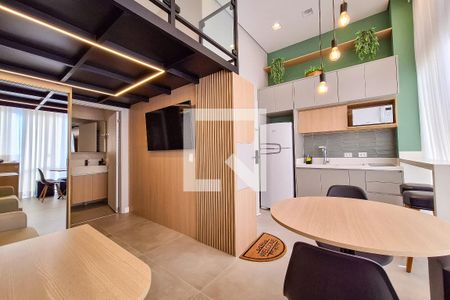 Sala/cozinha de kitnet/studio para alugar com 1 quarto, 31m² em Vila Mariana, São Paulo
