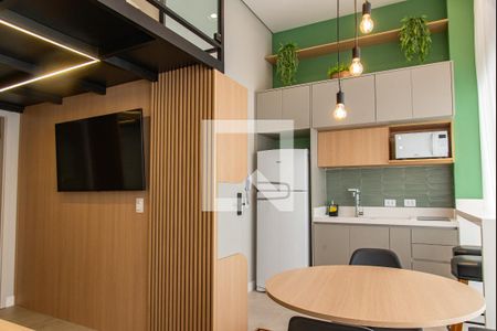 Sala/cozinha de kitnet/studio para alugar com 1 quarto, 31m² em Vila Mariana, São Paulo