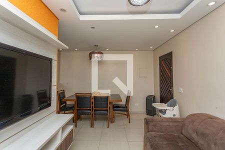 Sala  de apartamento à venda com 2 quartos, 55m² em Jardim Melo, Diadema