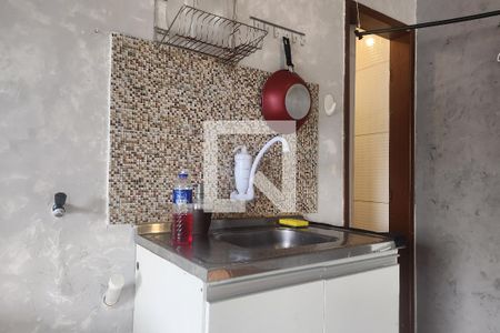 Cozinha de kitnet/studio para alugar com 1 quarto, 35m² em Rio Vermelho, Salvador