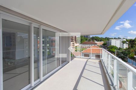 Varanda e Churrasqueira de apartamento à venda com 3 quartos, 281m² em Morro do Espelho, São Leopoldo