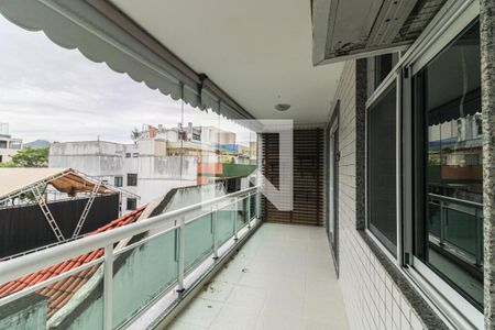 Varanda de apartamento à venda com 3 quartos, 114m² em Recreio dos Bandeirantes, Rio de Janeiro