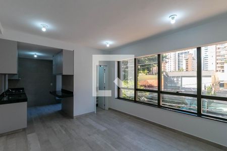 Sala de apartamento para alugar com 1 quarto, 60m² em Santo Agostinho, Belo Horizonte