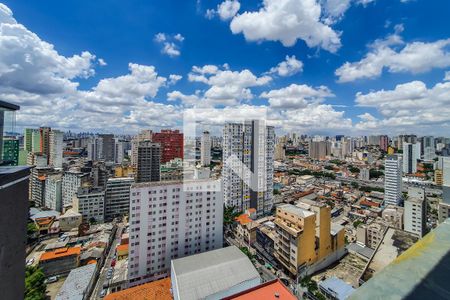 sala vista de apartamento à venda com 1 quarto, 25m² em Sé, São Paulo