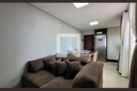 Sala de apartamento à venda com 2 quartos, 50m² em Parque Capuava, Santo André