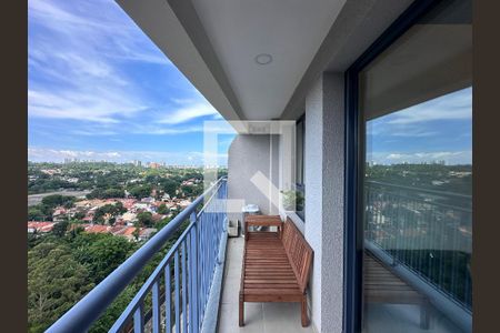 Sacada de apartamento para alugar com 1 quarto, 33m² em Santo Amaro, São Paulo