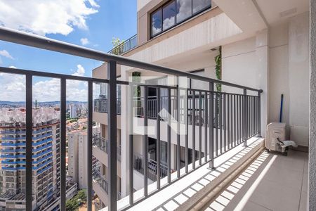 Sala/Cozinha - Varanda de apartamento para alugar com 1 quarto, 30m² em Sumaré, São Paulo