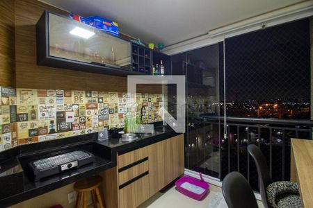Varanda da Sala de apartamento à venda com 2 quartos, 55m² em Vila Sao Rafael, Guarulhos