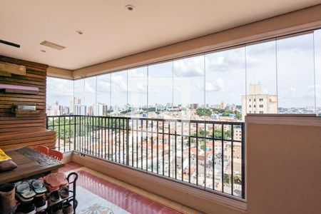 Varanda de apartamento à venda com 3 quartos, 102m² em Vila Angelina, São Bernardo do Campo