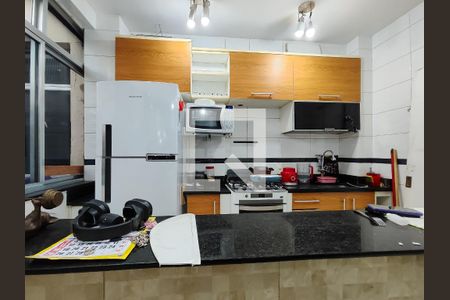 Cozinha de apartamento à venda com 1 quarto, 30m² em Rio Comprido, Rio de Janeiro