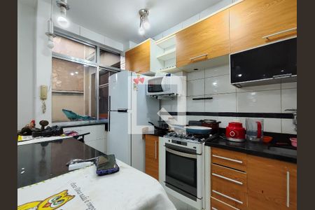 Cozinha de apartamento à venda com 1 quarto, 30m² em Rio Comprido, Rio de Janeiro