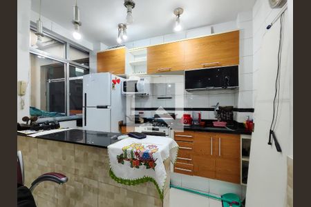 Cozinha de apartamento à venda com 1 quarto, 30m² em Rio Comprido, Rio de Janeiro