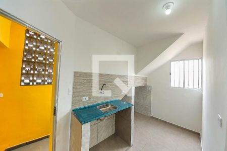 Sala/Cozinha de kitnet/studio para alugar com 1 quarto, 25m² em Jardim Santo André, 