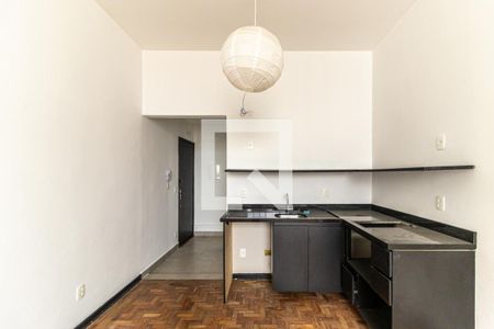 Cozinha de kitnet/studio à venda com 1 quarto, 35m² em Vila Buarque, São Paulo