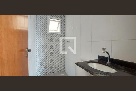 Banheiro Quarto 1 suíte de apartamento à venda com 2 quartos, 55m² em Vila Helena, Santo André