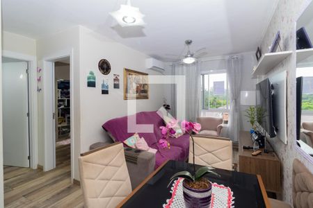 Sala de apartamento à venda com 2 quartos, 49m² em Olaria, Canoas