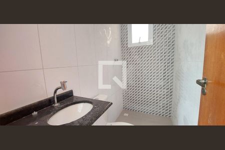 Banheiro Quarto 1 suíte de apartamento para alugar com 2 quartos, 55m² em Vila Helena, Santo André