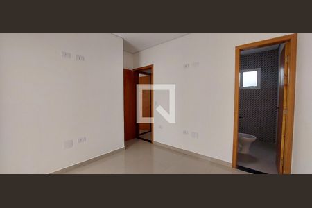 Quarto 1 suíte de apartamento à venda com 2 quartos, 55m² em Vila Helena, Santo André